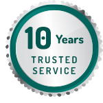 10 Years of Trusted Service